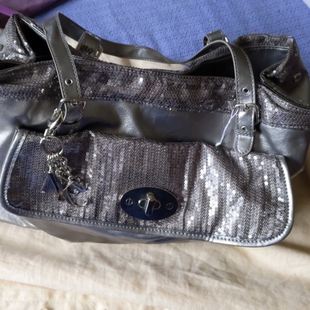 Silver Metallic Bag